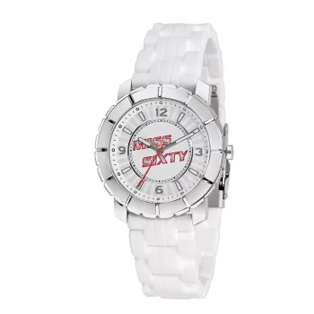 MISS SIXTY Moteriškas Laikrodis SIJ004 40mm Sidabrinis Nerūdijantis Plienas