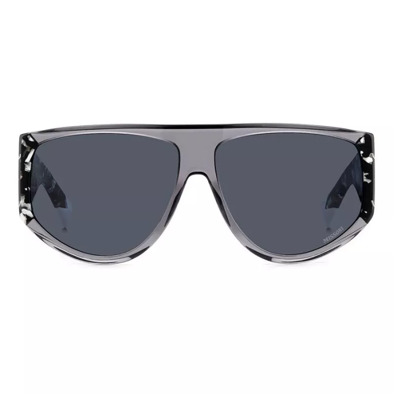 MISSONI Moteriški katės akies akiniai nuo saulės MIS0165SUHX Havana Acetate Rudi Gradientiniai Lęšiai 61mm