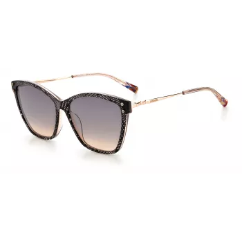 MISSONI Moteriški akiniai nuo saulės MIS0003SKDXFF - Mados pilno rėmo acetatinis rėmas su gradientiniais lęšiais 56/14/140 mm
