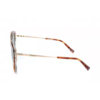 MISSONI Moteriški akiniai nuo saulės MIS0004S2NL Drugelio formos acetatinis rėmas UV400