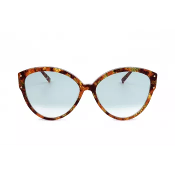 MISSONI Moteriški akiniai nuo saulės MIS0004S2NL Drugelio formos acetatinis rėmas UV400