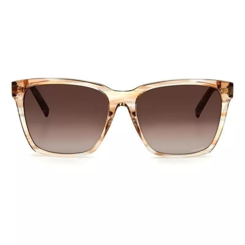 MISSONI Moteriški Akiniai nuo Saulės Mis0008sHR3HA Havana Brown Gradient Square Acetate 56 mm