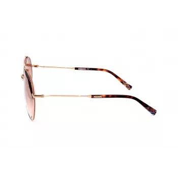 MISSONI Moteriški akiniai nuo saulės MIS0015STNG Drugelio formos acetatinis rėmelis UV400 Pilki lęšiai 60/15/145 mm