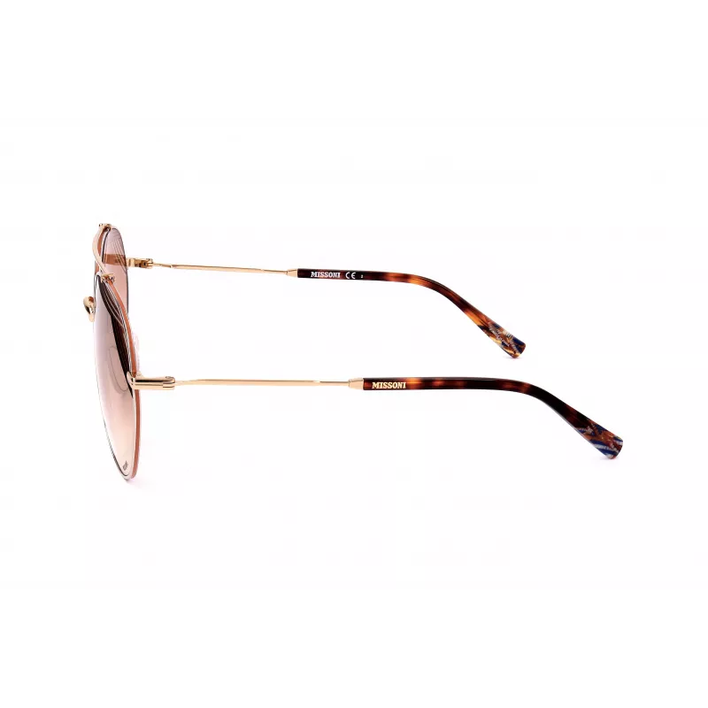 MISSONI Moteriški akiniai nuo saulės MIS0015STNG Drugelio formos acetatinis rėmelis UV400 Pilki lęšiai 60/15/145 mm