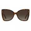 MISSONI Moteriški akiniai nuo saulės MIS0083S086 - Drugelio formos acetatinis rėmelis, gradientiniai rudi lęšiai, 58 mm