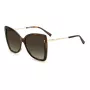 MISSONI Moteriški akiniai nuo saulės MIS0083S086 - Drugelio formos acetatinis rėmelis, gradientiniai rudi lęšiai, 58 mm