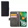 Mobilize Classic Gelly Wallet Book Case, skirtas Xiaomi Redmi Note 15 5G, juodas