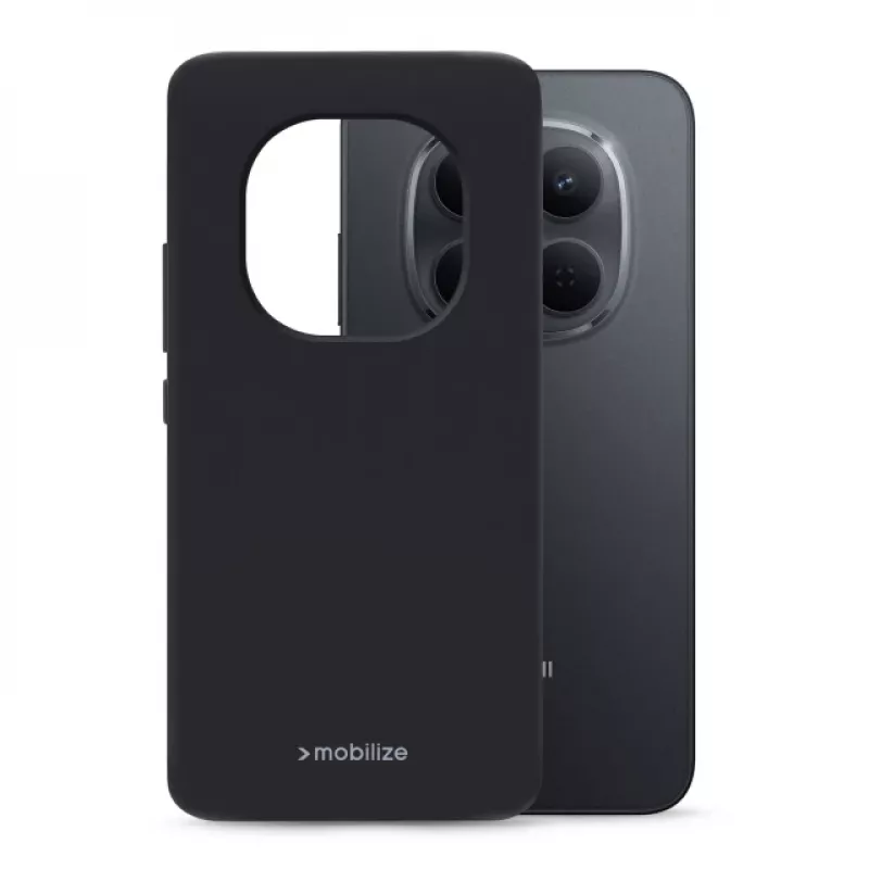 Mobilize Rubber Gelly Case Xiaomi Redmi Note 15 Pro 5G Matt Black