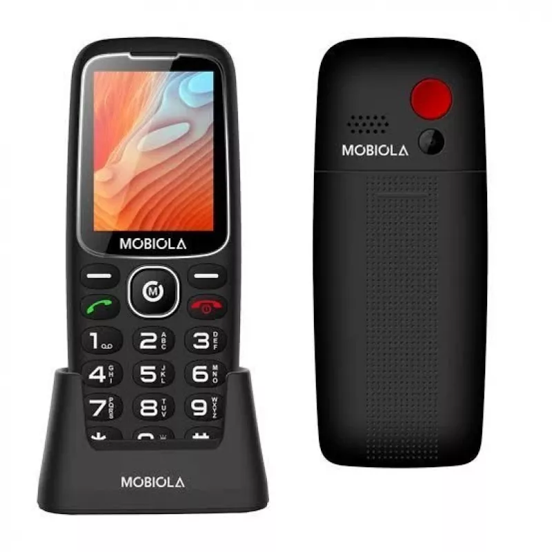 Mobiola MB4120 paprastasis telefonas, juodas