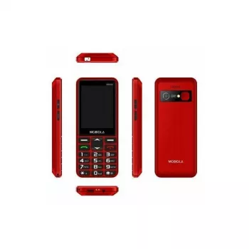 Mobiola MB900 Red Dual SIM 2G Feature Phone su 2,4 colio ekranu, 0,3 MP kamera, FM radiju, SOS mygtuku