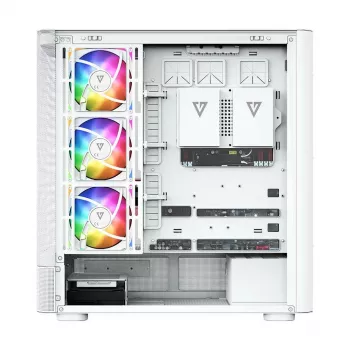 MODECOM Volcano AQ300 ARGB Mid Tower Case White