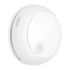 MOES SSD01 ZigBee išmanusis fotoelektrinis dūmų detektorius su 85dB sirena, Tuya programėlės pranešimais, maitinamas CR123A baterija, baltas
