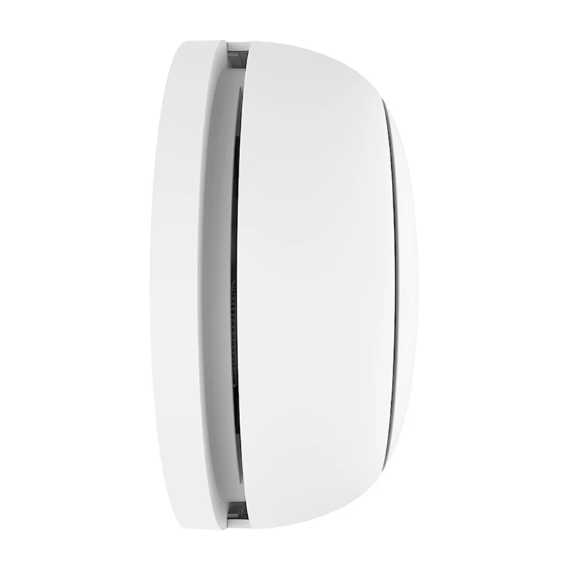 MOES SSD01 ZigBee išmanusis fotoelektrinis dūmų detektorius su 85dB sirena, Tuya programėlės pranešimais, maitinamas CR123A baterija, baltas