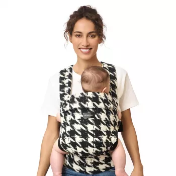Momcozy BC001 languoto rašto kūdikių nešynė, 6-in-1 ergonomiška, 0-36 mėnesių, 7-45 svarai, IHDI sertifikuota, kvėpuojanti medvilnė