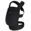 Momcozy BC001 Minkštas struktūrinis kūdikio nešyklė su nuimama klubų sėdyne, Juoda, 0-36 mėn., 3,5-20 kg