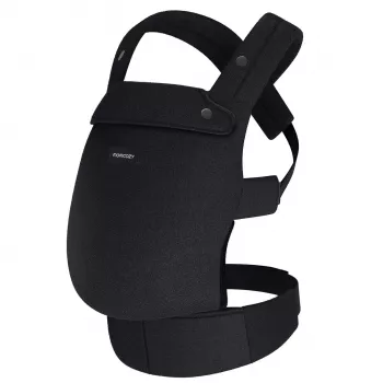 Momcozy BC001 Minkštas struktūrinis kūdikio nešyklė su nuimama klubų sėdyne, Juoda, 0-36 mėn., 3,5-20 kg