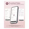 Momcozy M9 Nešiojamas Dvigubas Elektrinis Pientraukis su Įkraunama Baterija, 9 Siurbimo Lygiais, 180 ml Puodeliais ir Dėžute Laikymui