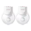 MOMCOZY S12 PRO+ Nešiojamas Pieno Siurblys Baltas Dvigubas Rinkinys