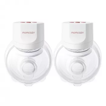 MOMCOZY S12 PRO+ Nešiojamas Pieno Siurblys Baltas Dvigubas Rinkinys