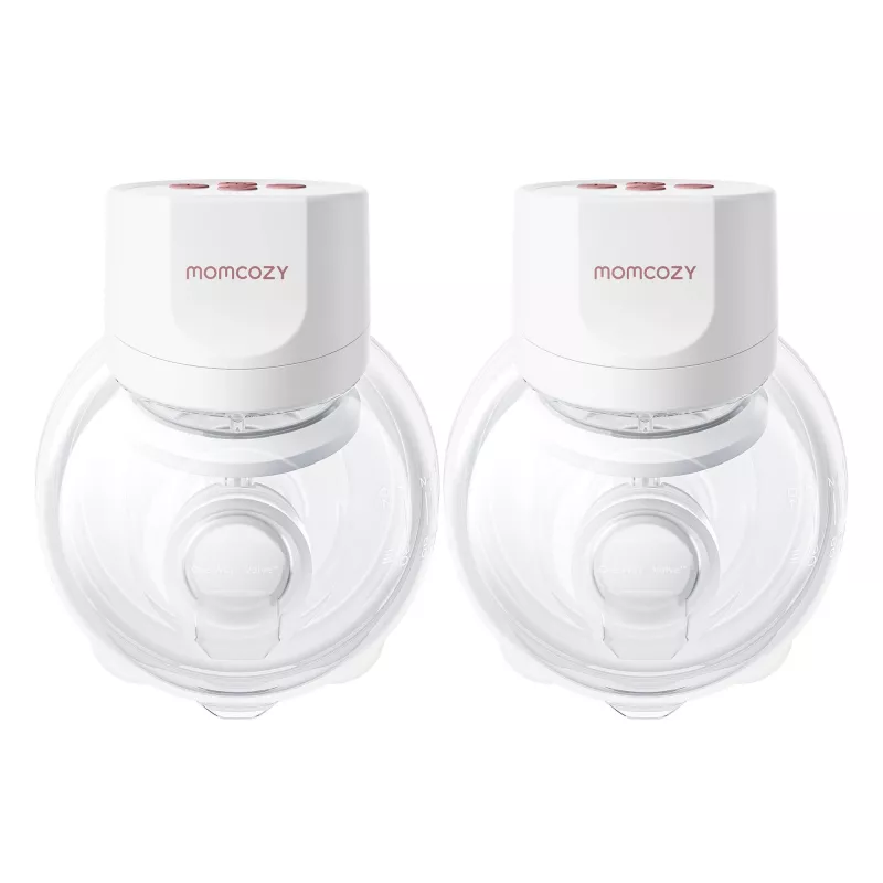 MOMCOZY S12 PRO+ Nešiojamas Pieno Siurblys Baltas Dvigubas Rinkinys