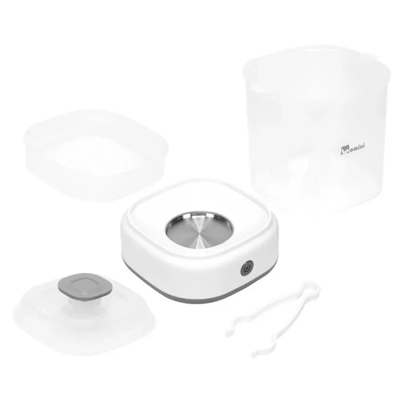 Momini Bottle Steriliser QuickSteam - Elektrinis garinis sterilizatorius 6 kūdikių buteliukams, 8 minučių ciklas, automatinis išsijungimas, be BPA