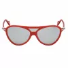 Moncler ML0054-67C Unisex akiniai - juodas rėmelis, dūminiai pilki lęšiai, 128 mm lęšio plotis