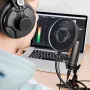 Monkey Banana MICO BK USB kondensatorinis mikrofonas studijai ir tinklalaidėms