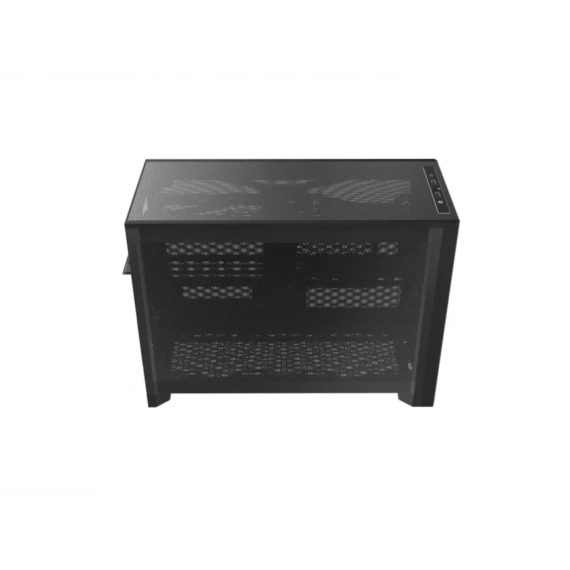 Montech TEN (B) mini tower korpusas, grūdintas stiklas, juodas, Micro-ATX/Mini-ITX