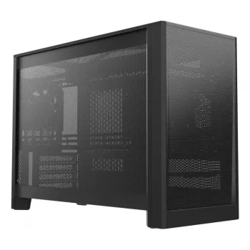 Montech TEN (B) mini tower korpusas, grūdintas stiklas, juodas, Micro-ATX/Mini-ITX