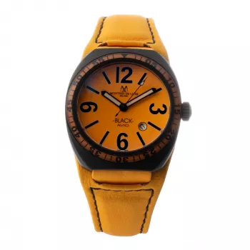 MONTRES DE LUXE Unisex Watch 09BK-2502 40mm Stainless Steel Black Leather