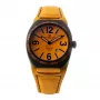 MONTRES DE LUXE Unisex Watch 09BK-2502 40mm Stainless Steel Black Leather