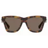 MOSCHINO Moteriški katės akies akiniai nuo saulės MOS131S086F47 Havana Brown 54mm