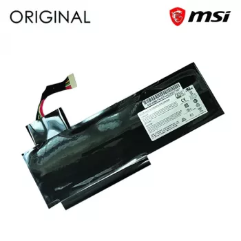 MSI BTY-L76 nešiojamojo kompiuterio baterija, 5400mAh, 10.8V, 6 celių, juoda