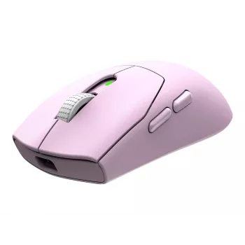 MSI FORGE GM340 W Lengva žaidimų pelė su PixArt PAW-3311 jutikliu, iki 12 000 DPI, trijų režimų belaidis ryšys (2,4 GHz / Bluetooth / USB-C), violetinė
