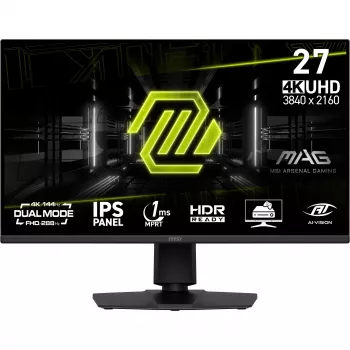 MSI MAG 275UPD E14 27 colių Rapid IPS 4K UHD 288Hz žaidimų monitorius - juodas