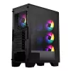MSI MAG FORGE 130A Airflow ATX vidutinio bokšto žaidimų korpusas - juodas, grūdintas stiklas, 4x ARGB ventiliatoriai