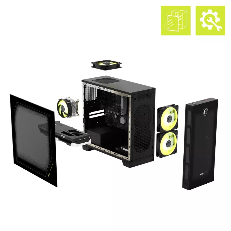 MSI MAG Infinite S AI 2NVP7-001AT stalinis kompiuteris (Intel Core i7-14700F, 16GB DDR5, 1TB SSD, RTX 4060 Ti, Windows 11 Home)