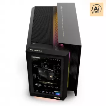 MSI MEG Vision X AI 2NVV9-285AT Desktop PC (Juoda/Skaidri, Windows 11 Home)