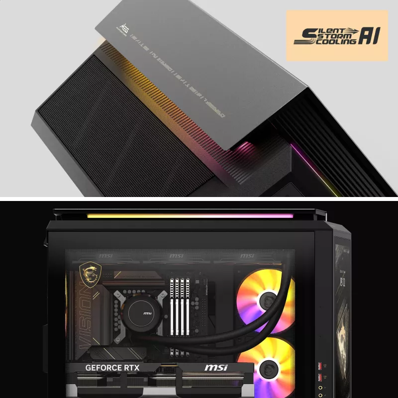 MSI MEG Vision X AI 2NVV9-285AT Desktop PC (Juoda/Skaidri, Windows 11 Home)