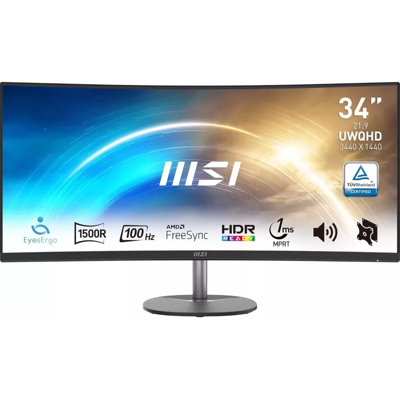 MSI MP341CQ 34 colių lenktas monitorius