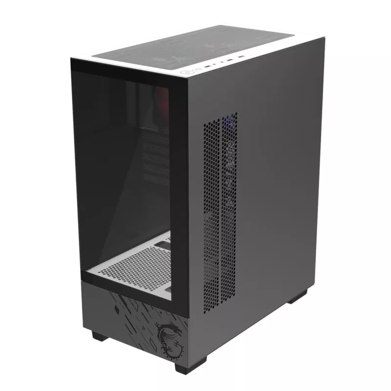 MSI PAG PANO M110A Micro-ATX žaidimų korpusas – juodas