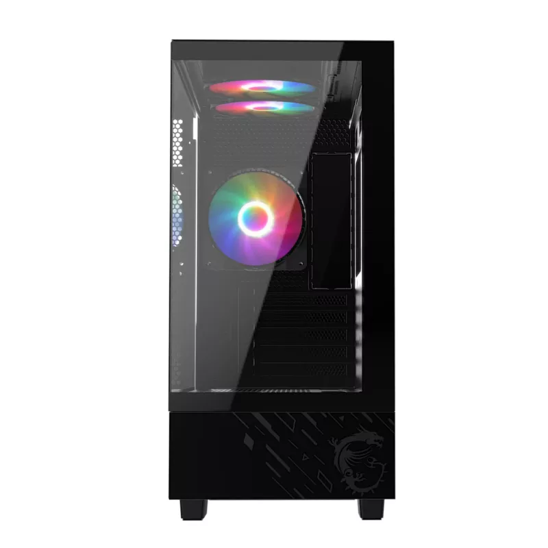 MSI PAG PANO M110A Micro-ATX žaidimų korpusas – juodas