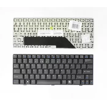 MSI Wind U90/U100/U110/U12 nešiojamojo kompiuterio klaviatūros pakaitalas - juoda, US English QWERTY