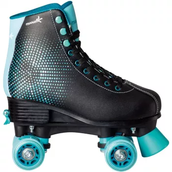 MUUWMI Rollschuh Disco 31-34 dydis, riedučiai turquoise/black