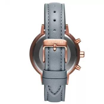 MVMT Women's Nova Chrono Watch 38mm Rose Gold Stainless Steel Green Leather D-FC01-RGGR