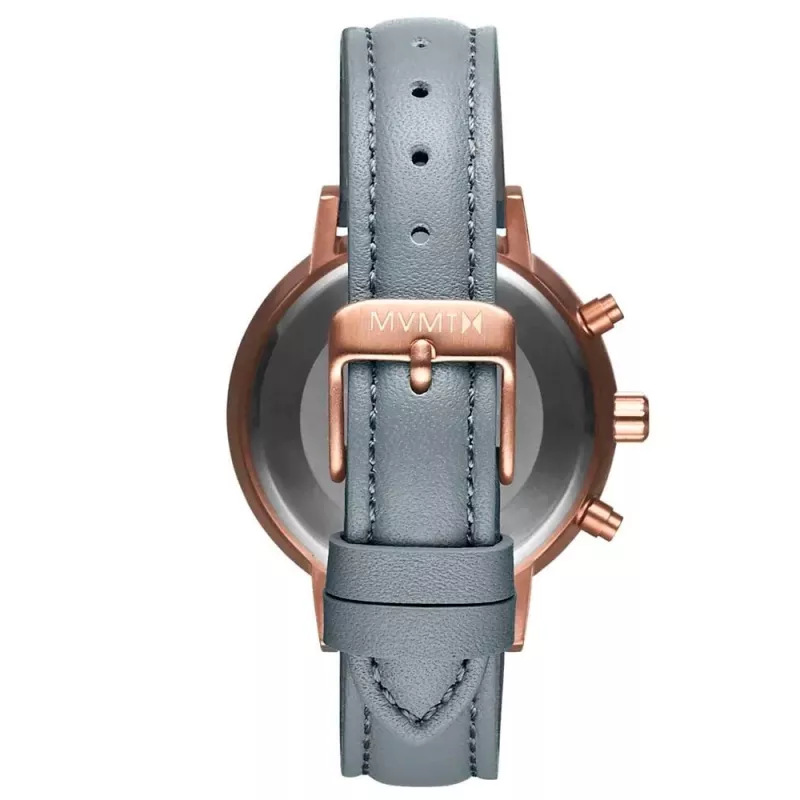 MVMT Women's Nova Chrono Watch 38mm Rose Gold Stainless Steel Green Leather D-FC01-RGGR