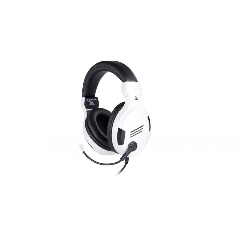 NACON PS4 Gaming Headset V3 White - laidinės ausinės su mikrofonu, skirtos PlayStation 4, PC, mobiliesiems