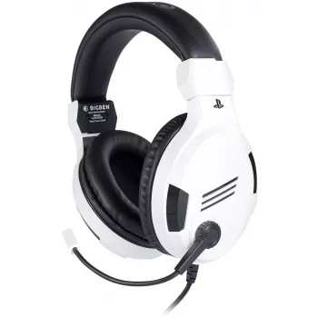 NACON PS4 Gaming Headset V3 White - laidinės ausinės su mikrofonu, skirtos PlayStation 4, PC, mobiliesiems