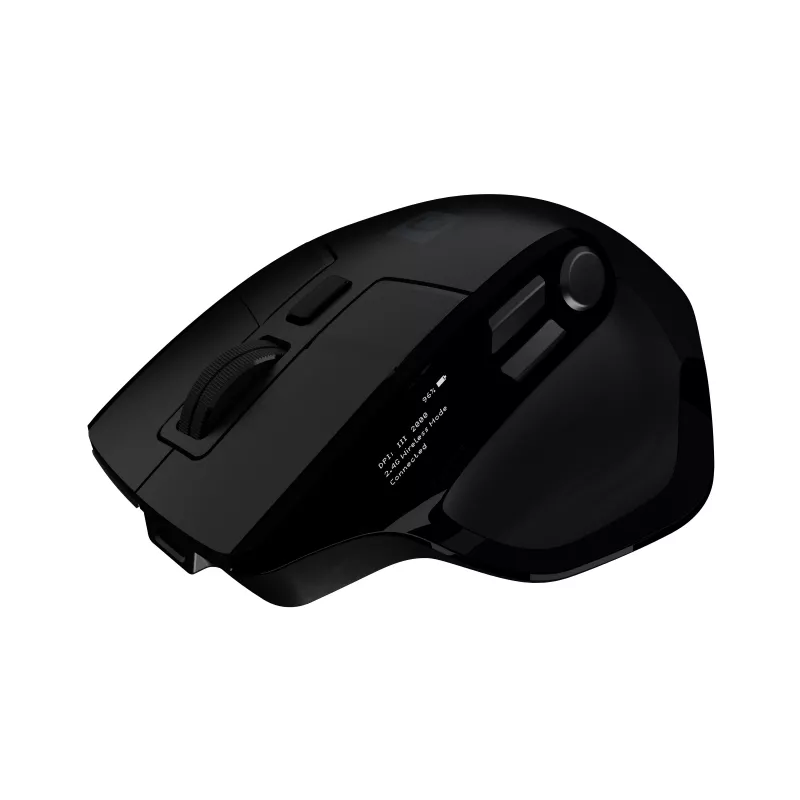 Natec Jaguar Pro belaidė žaidimų pelė, 2.4 GHz + Bluetooth, 4000 DPI, juoda