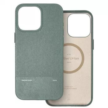 Native Union (RE)Classic Case, skirtas iPhone 16 Pro Max su MagSafe – šiferio žalia